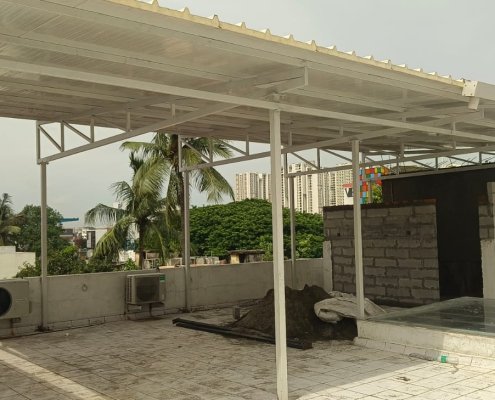 Puff panel roofing sheet