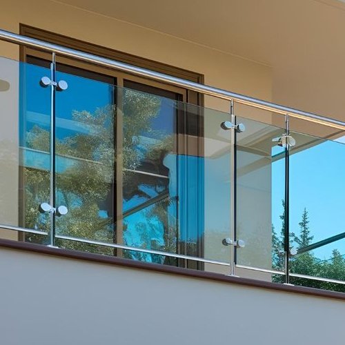 Teflon Glass Railings - SS
